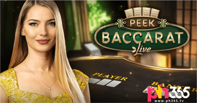 Peek Baccarat is an extreme version of the beloved Baccarat. This is the first Baccarat ever to give players an opportunity to predict the outcome.