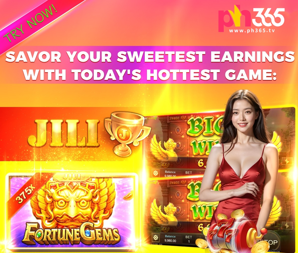 Ph365 Online Casino is your best gaming site in the Philippines. We offer 500+ games including live baccarat, slots, fishing game and more.